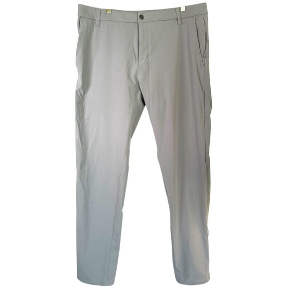 Lululemon Men's ABC Classic-Fit Trouser Size‎ 38 Stretch Cotton VersaTwill Pants - Picture 1 of 9
